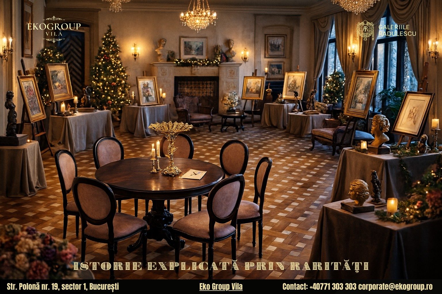 Istoria Crăciunului din anii ’30: O Călătorie prin Arta și Eleganța Interbelică la Eko Group Vila 4 Istoria Crăciunului din anii ’30: O Călătorie prin Arta și Eleganța Interbelică la Eko Group Vila